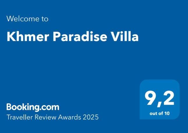 Khmer Paradise Villa Siem Reap Esterno foto