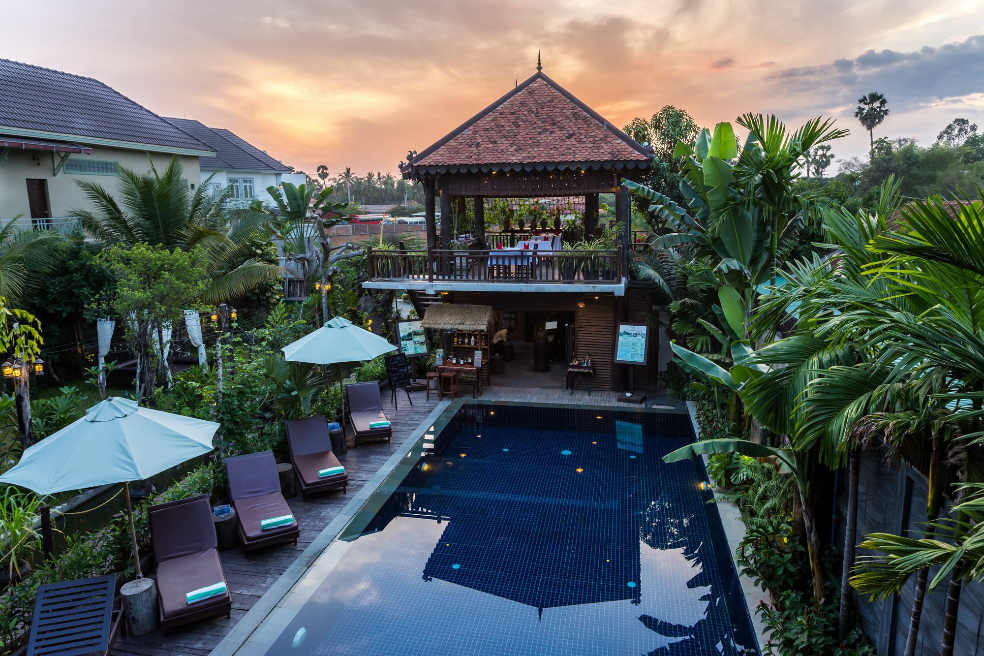 Khmer Paradise Villa Siem Reap Esterno foto